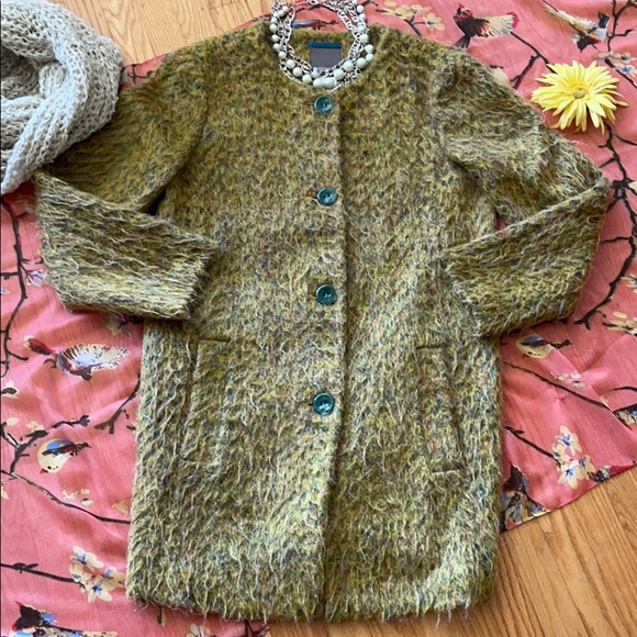 Spanner Jackets & Blazers - 🌺 STUNNING Vintage Spanner Canadian Multi-Colored Wool Coat Misses Size M-L!!